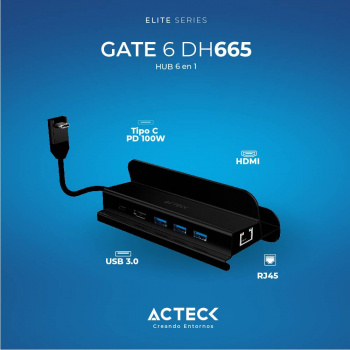 HUB USB ACTECK DH665 