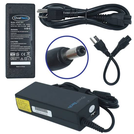 Adaptador para Computadora Portatil OVALTECH 19V/4.74AH + USB